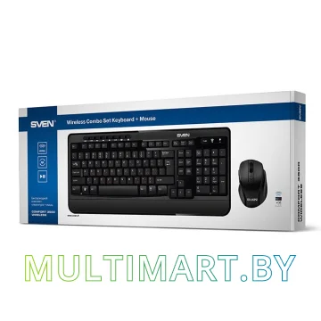 Комплект клавиатура + мышь SVEN Comfort 3500 Wireless картинка 11